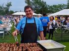 Hard working volunteers - St. Demetrios Greek Fest, Elmhurst