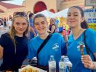 Volunteers and guest enjoying the St. Nectarios Greek Fest in Palatine