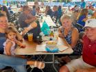 Participants enjoying the St. Nectarios Greek Fest in Palatine