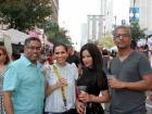 Happy participants, Taste of Greektown in Chicago Happy participants, Taste of Greektown in Chicago