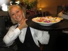 Friendly server at Egg Haven Cafe in DeKalb Friendly server at Egg Haven Cafe in DeKalb