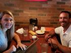 Couple enjoying dinner at Jameson's Charhouse in Arlington Heights Couple enjoying dinner at Jameson's Charhouse in Arlington Heights