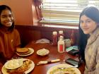 Friends enjoying breakfast at Lumes Pancake House Chicago Friends enjoying breakfast at Lumes Pancake House Chicago