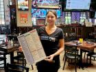 Friendly server at Prime Time Restaurant and bar in Hickory Hills Friendly server at Prime Time Restaurant and bar in Hickory Hills