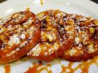 Greek-style pancakes at Tasty Waffle Restaurant in Romeoville Greek-style pancakes at Tasty Waffle Restaurant in Romeoville