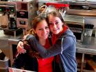 Friendly servers at Teddy's Diner in Elk Grove Village Friendly servers at Teddy's Diner in Elk Grove Village