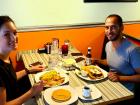 Happy customers at Teddy's Diner in Elk Grove Village Happy customers at Teddy's Diner in Elk Grove Village