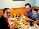 Happy customers at Teddy's Diner in Elk Grove Village Happy customers at Teddy's Diner in Elk Grove Village