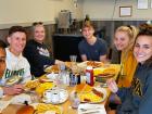 Happy customers at Teddy's Diner in Elk Grove Village Happy customers at Teddy's Diner in Elk Grove Village