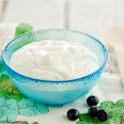 Bowl of healthy Greek yogurt Bowl of healthy Greek yogurt