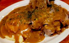 The famous Hot Beef at Annie's Pancake House in Mount Prospect The famous Hot Beef at Annie's Pancake House in Mount Prospect