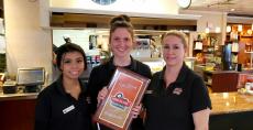 Friendly servers at Around The Clock Restaurant in Crystal Lake Friendly servers at Around The Clock Restaurant in Crystal Lake