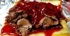 The famous BBQ Beef Sandwich at Billy Boy's Restaurant Chicago Ridge