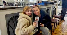 Family getting carryout at Charcoal Flame Grill in Morton Grove Family getting carryout at Charcoal Flame Grill in Morton Grove