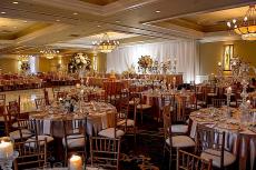Beautiful ballroom at Concorde Banquets in Kildeer