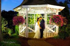 Happy newlyweds at Concorde Banquets in Kildeer