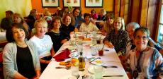 Ladies enjoying lunch at Demetri's Greek Restaurant in Deerfield