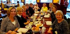 Ladies group enjoying lunch at Dino's Cafe in Bloomingdale