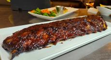 The famous BBQ Ribs at Ellwood Steak & Fish House in DeKalb The famous BBQ Ribs at Ellwood Steak & Fish House in DeKalb