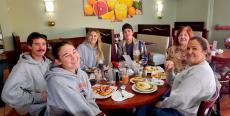 Family enjoying breakfast at Maple Butter Cafe in Plainfield Family enjoying breakfast at Maple Butter Cafe in Plainfield
