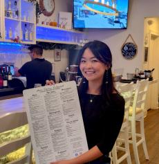Friendly staff at Molos Greek Taverna Restaurant in Wheaton