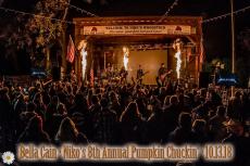 Bella Cain performing at the Pumpkin Chuckin fest at Niko's Red Mill Tavern in Woodstock