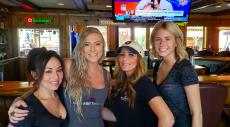 Friendly servers at Niko's Red Mill Tavern in Woodstock