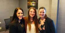 Friendly banquet staff at The Odyssey Banquet Venue in Tinley Park