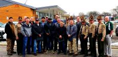State Police after enjoying breakfast at Omega Restaurant & Pancake House in Downers Grove