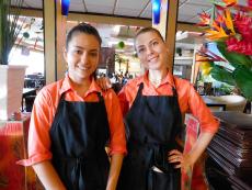 Friendly staff at Papagalino Cafe & Pastry Shop in Niles