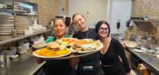 Friendly servers at Tasty Waffle Restaurant in Romeoville